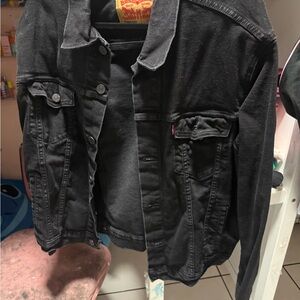 Levi's Charcoal Shirt Jacket for Men